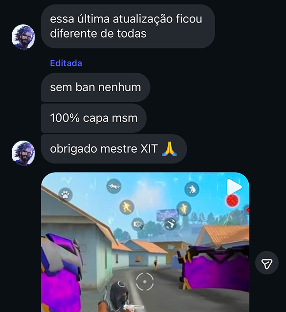 Feedback 1 — subiu pro Diamante com XIT
